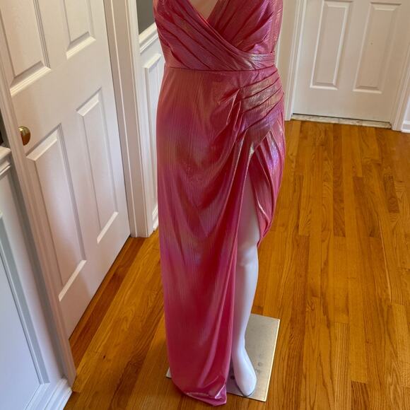 NEW NWT Retrofete Yesi Pink Maxi Dress Size Large - Picture 7 of 16